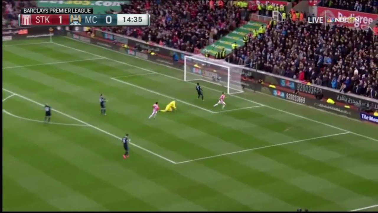 Stoke City 2- 0 Manchester City  -all Goals