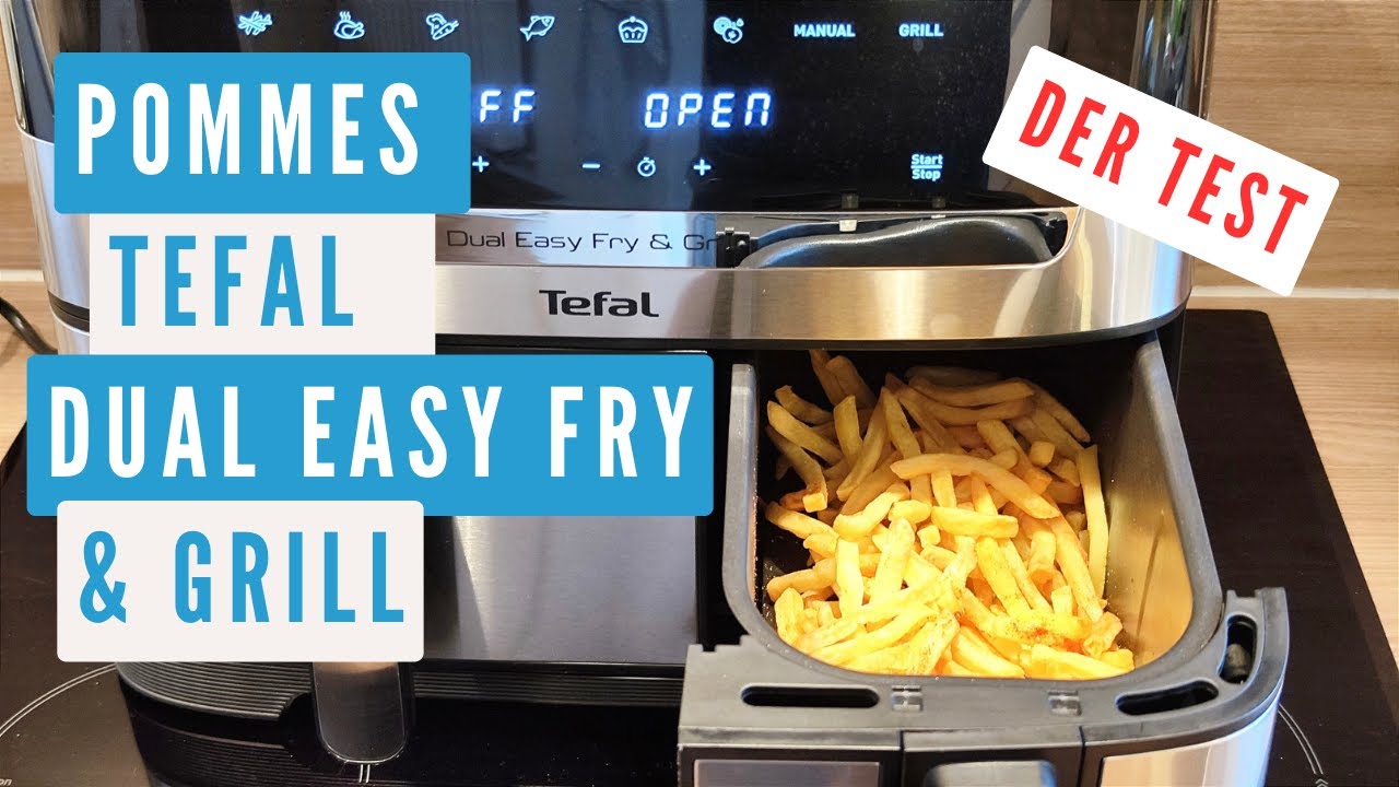 Pommes aus der Tefal Dual Easy Fry & Grill ++ Der Test im kleinen Frittierkorb!