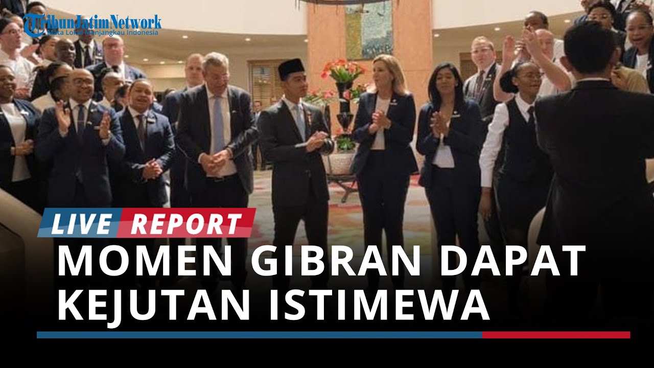 Gibran Dapat Kejutan Istimewa Staf Hotel Afrika Selatan Berbaris Nyanyi Melepas Wapres RI ke KTT G20