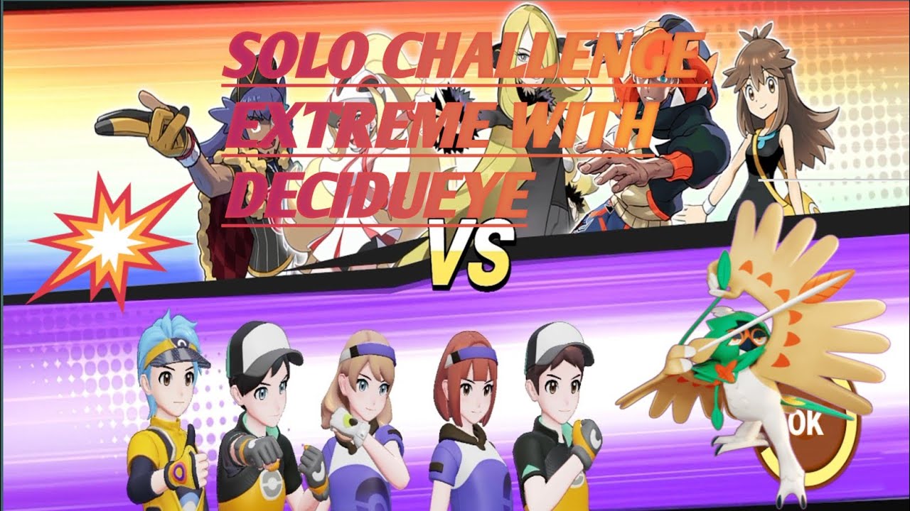 Pokemon unite/ solo challenge extreme with DECIDUEYE/ gameplay in Hindi 