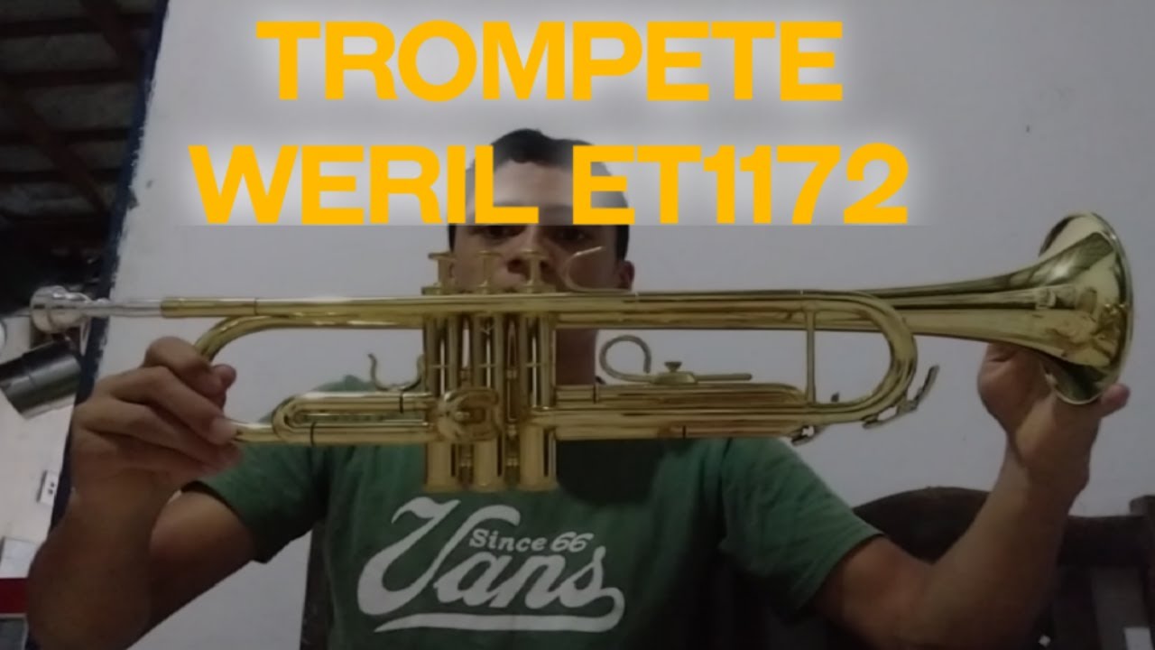 Unboxing Trompete Weril ET1172 comprado no Mercado Livre.
