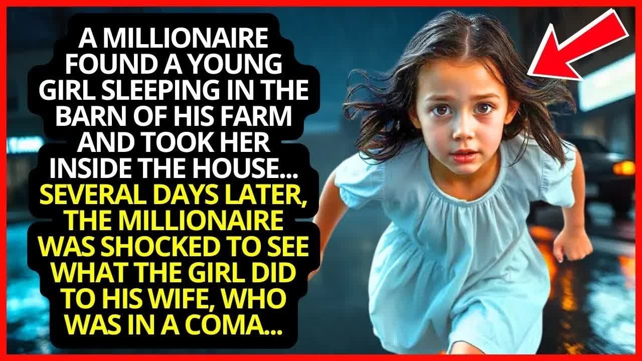 Millionaire Found a Young Girl Carrying a Hidden Truth That Could Destroy Him.