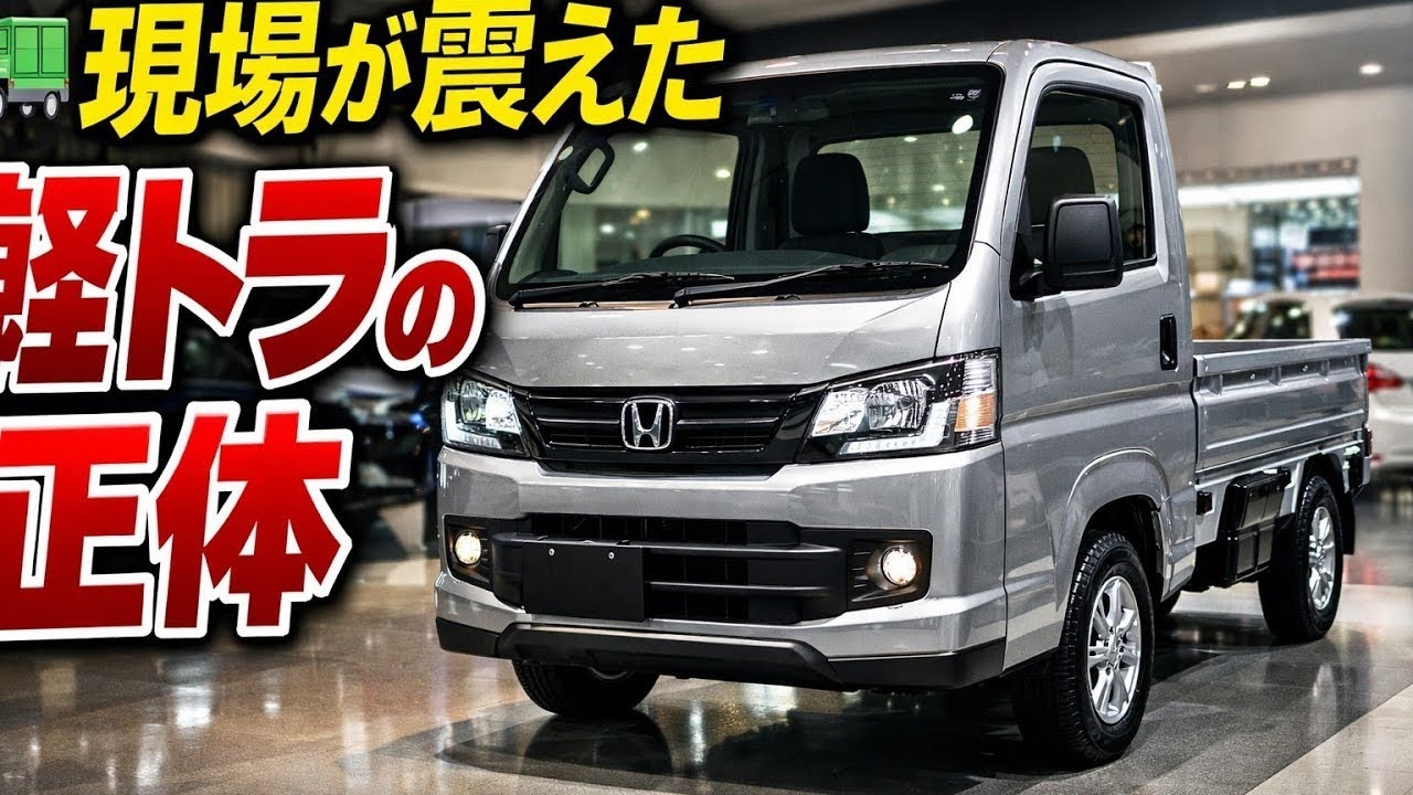 😱【衝撃】ホンダが本気で復活！ディーゼル軽トラ「アクティ2026」がヤバすぎる