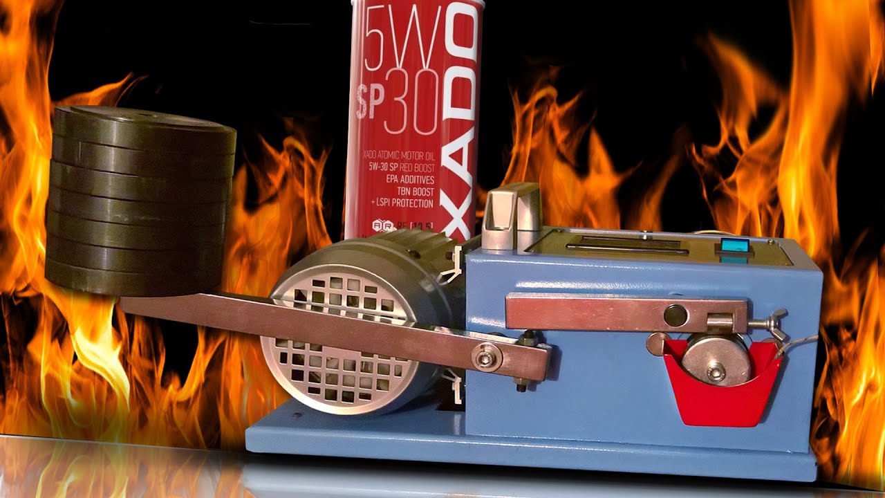 Xado Atomic Oil Red Boost 5W30 SP Engine Oil Test 100°C Piotr Tester