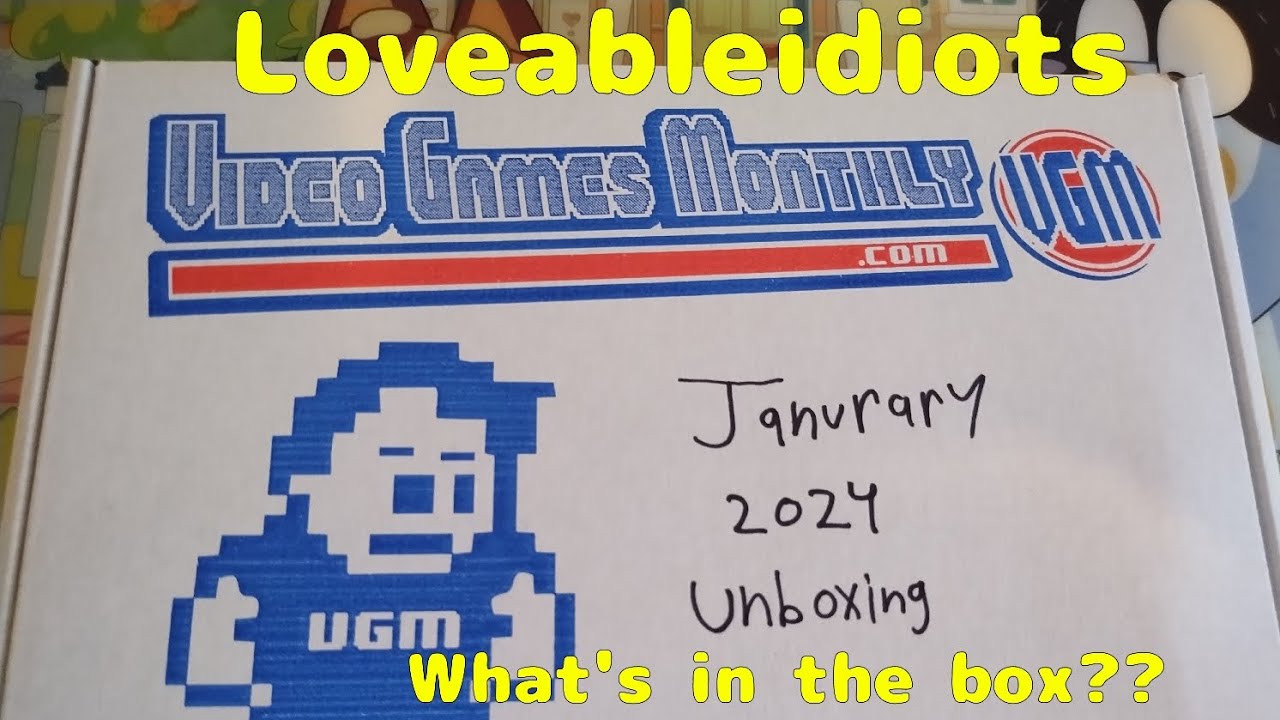 Video Games Monthly January 2024 Unboxing!