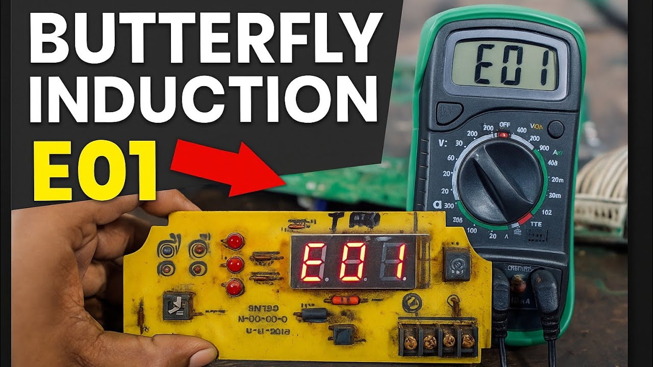 butterfly induction E01 error?