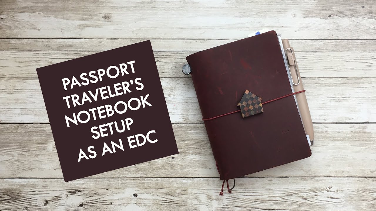 Traveler’s Notebook EDC Planner in Passport Size