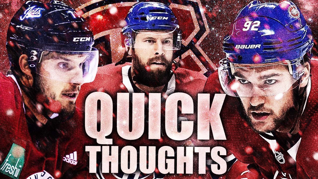 Quick Habs Thoughts - Jonathan Drouin, Shea Weber, Ben Chiarot (31 Thoughts: Montreal Canadiens)
