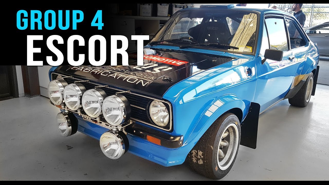 Что находится в раллийном автомобиле Ford Escort RS Group 4?