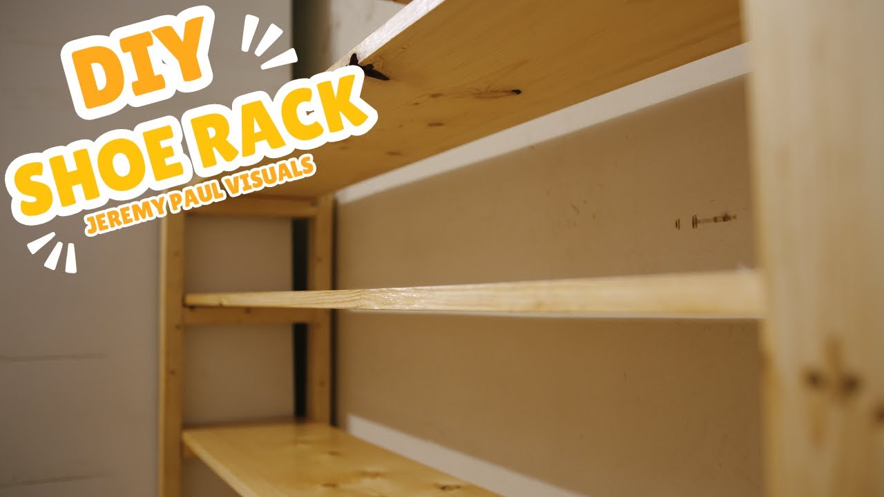 DIY Shoe Rack for Garage | Easy and Affordable Organization Idea