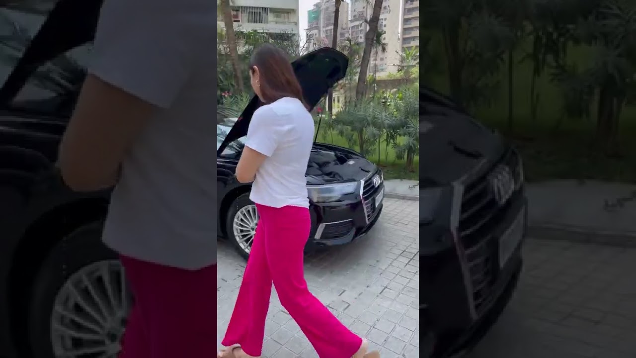 Disha’s new car! 🎁💝 #DisHul