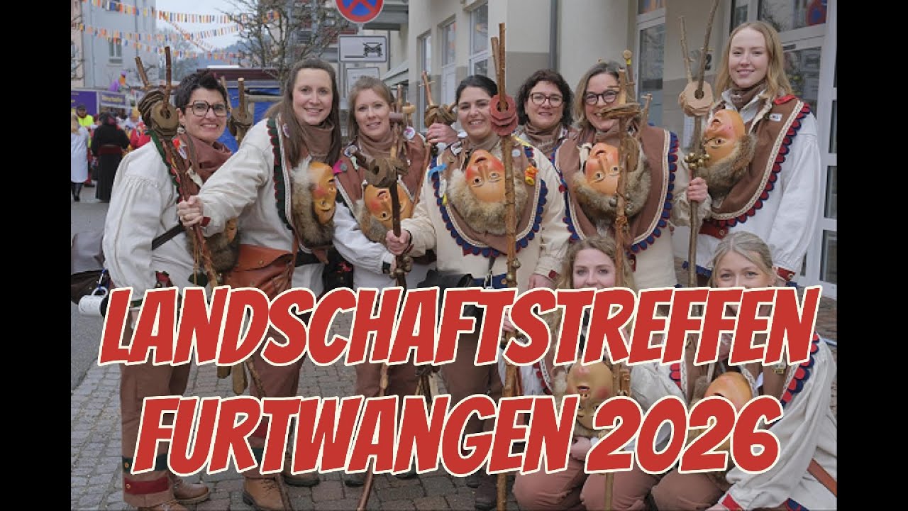 Narrentreffen Landschaftstreffen Schwäbisch-Alemannische Fastnacht Furtwangen Schwarzwald 2026 Fotos