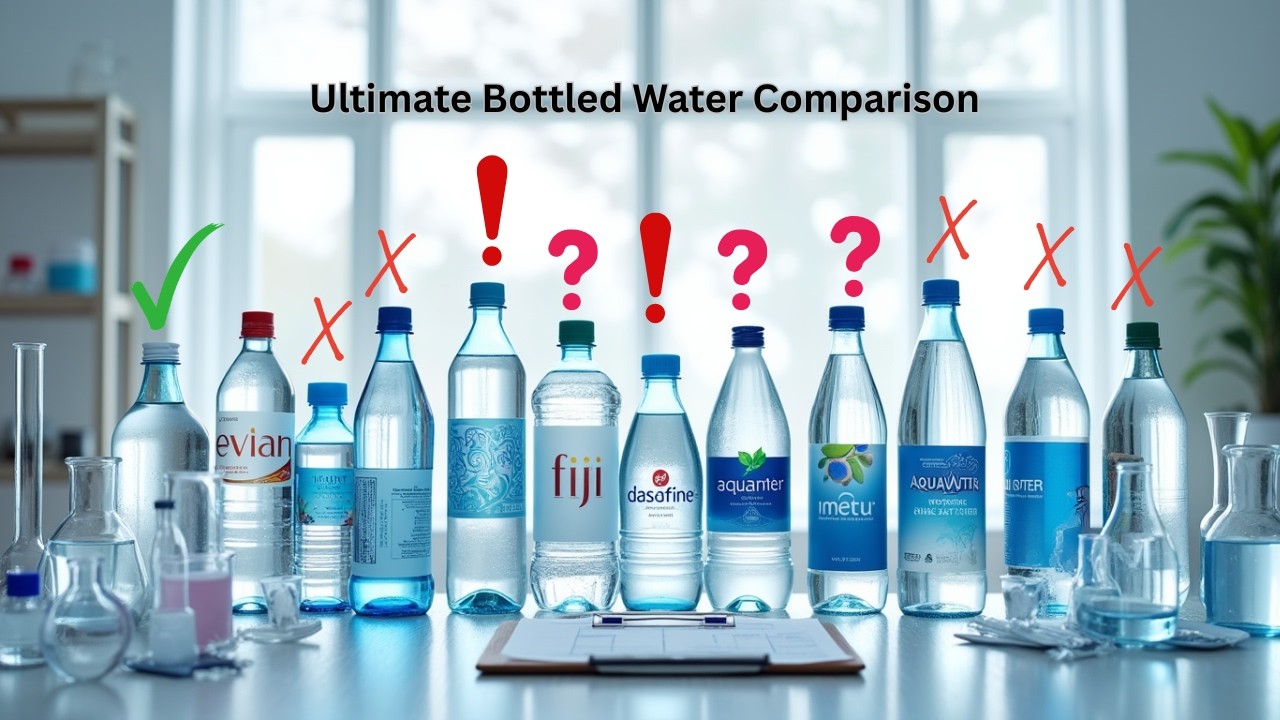 Ultimate Bottled Water Comparison: Water Test & Results! 🔬