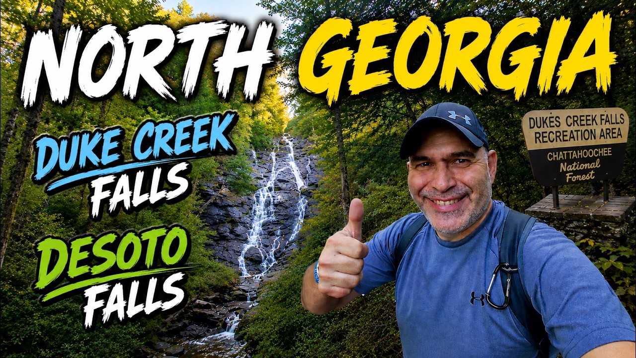🇺🇸 NORTH GEORGIA -WATERFALLS - DESOTO FALLS - DUKE CREEK FALLS - PART 2 #georgia  #waterfall