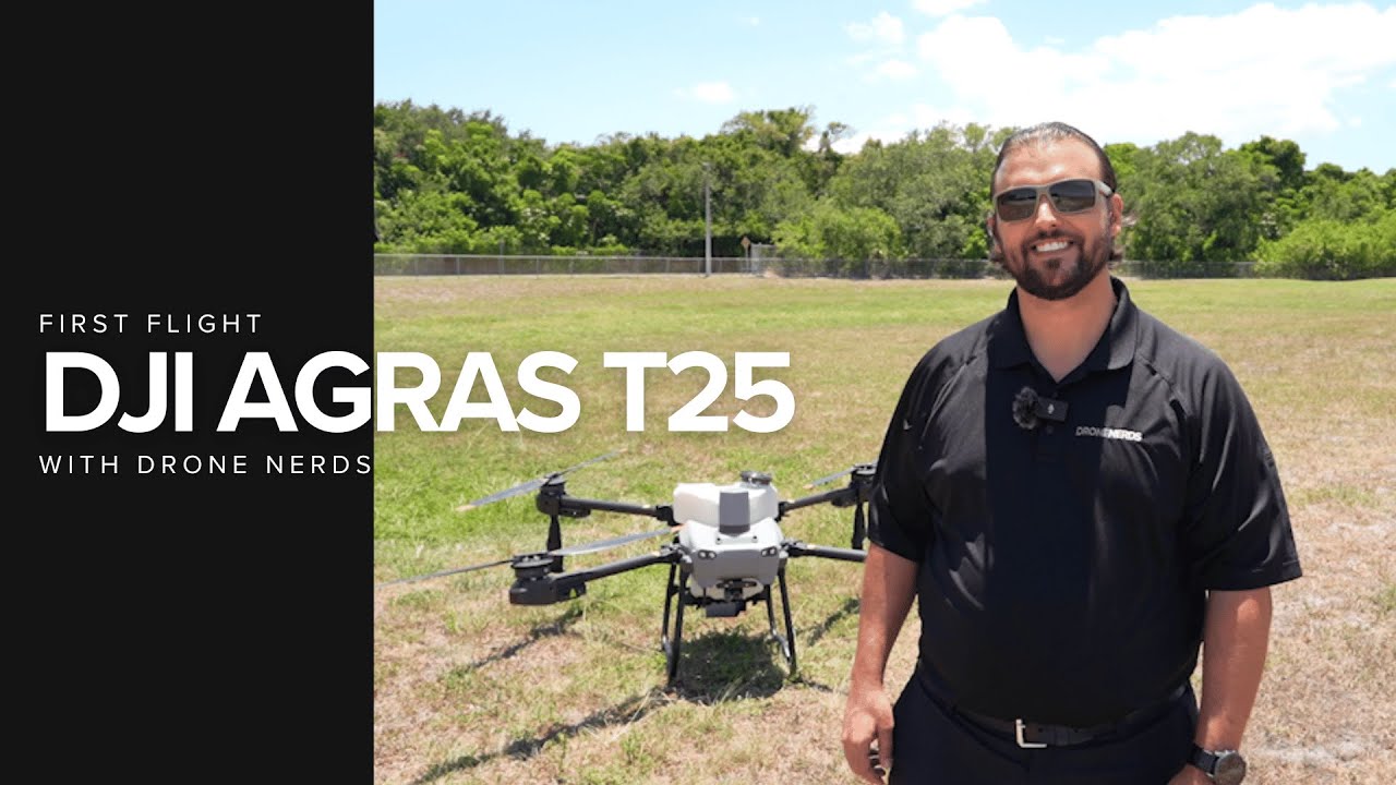 DJI Agras T25 - First Flight