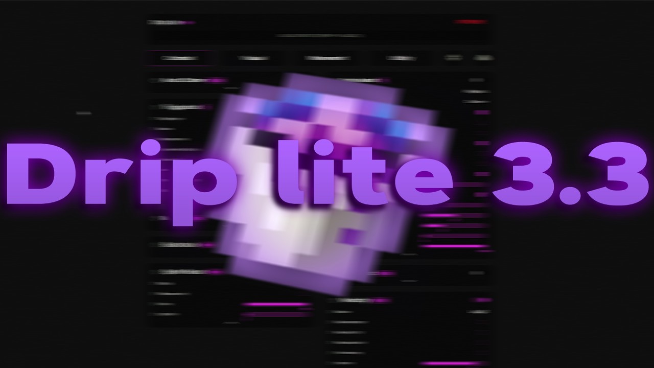 ЛУЧШИЙ КЛИЕНТ DRIP LITE 3.3  + КОНФИГ ДЛЯ НЕЗЕР ПВП( LOCK TARGET, SPRINT RESET)