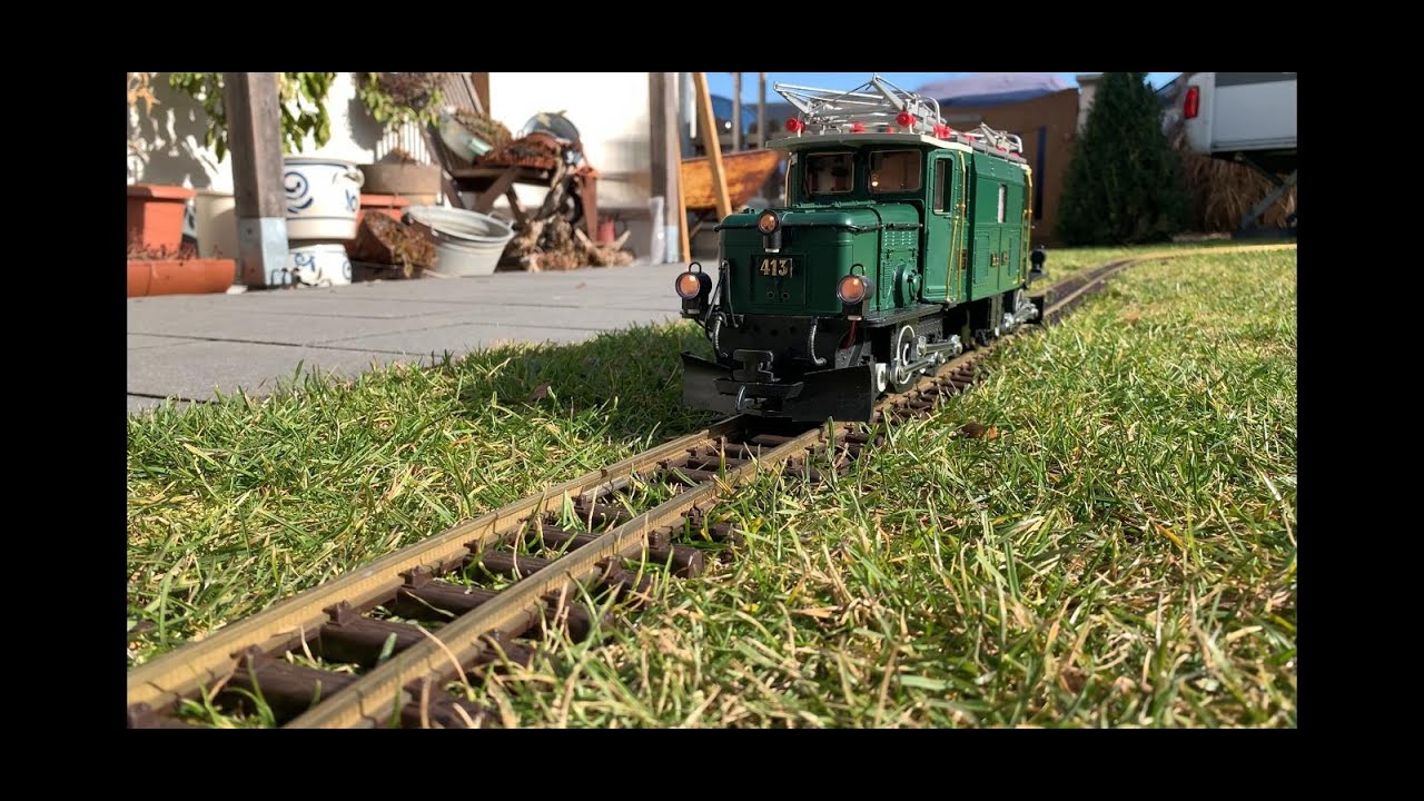 LGB 2140 RhB Krokodil 413 grün Digitalisierung
