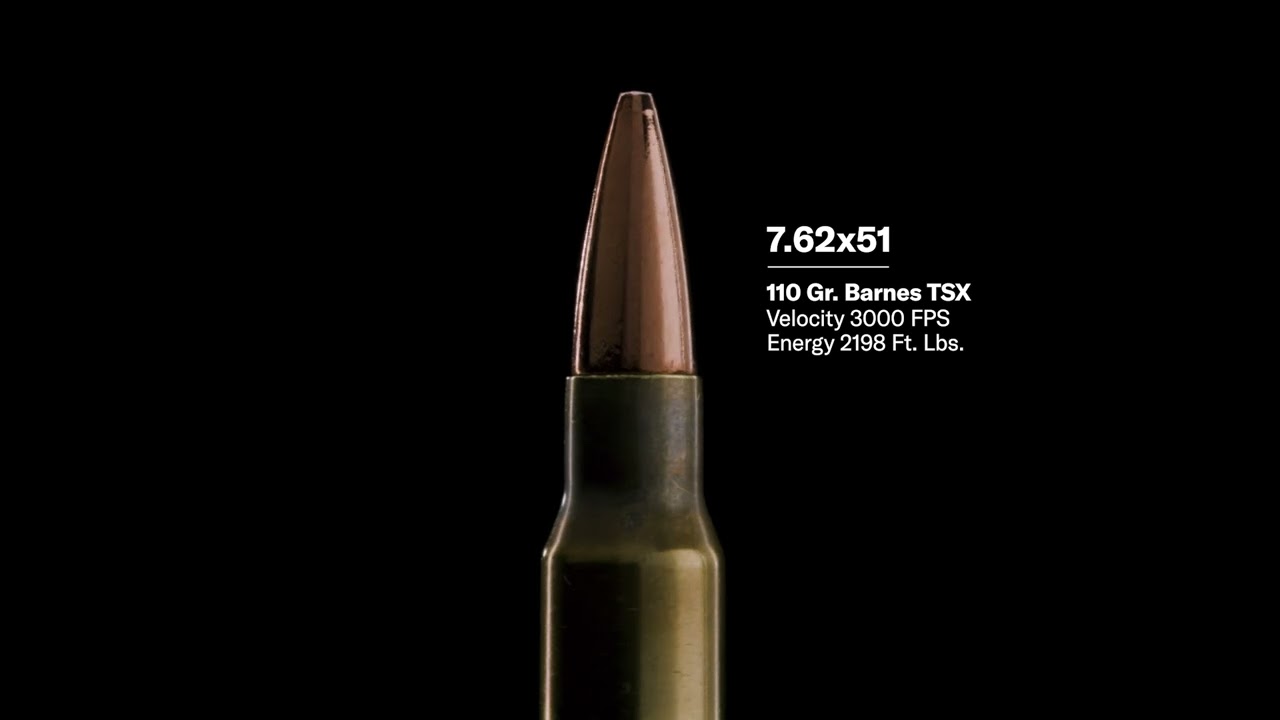 New for 2025- 7.62x51 110 Gr. Barnes TSX