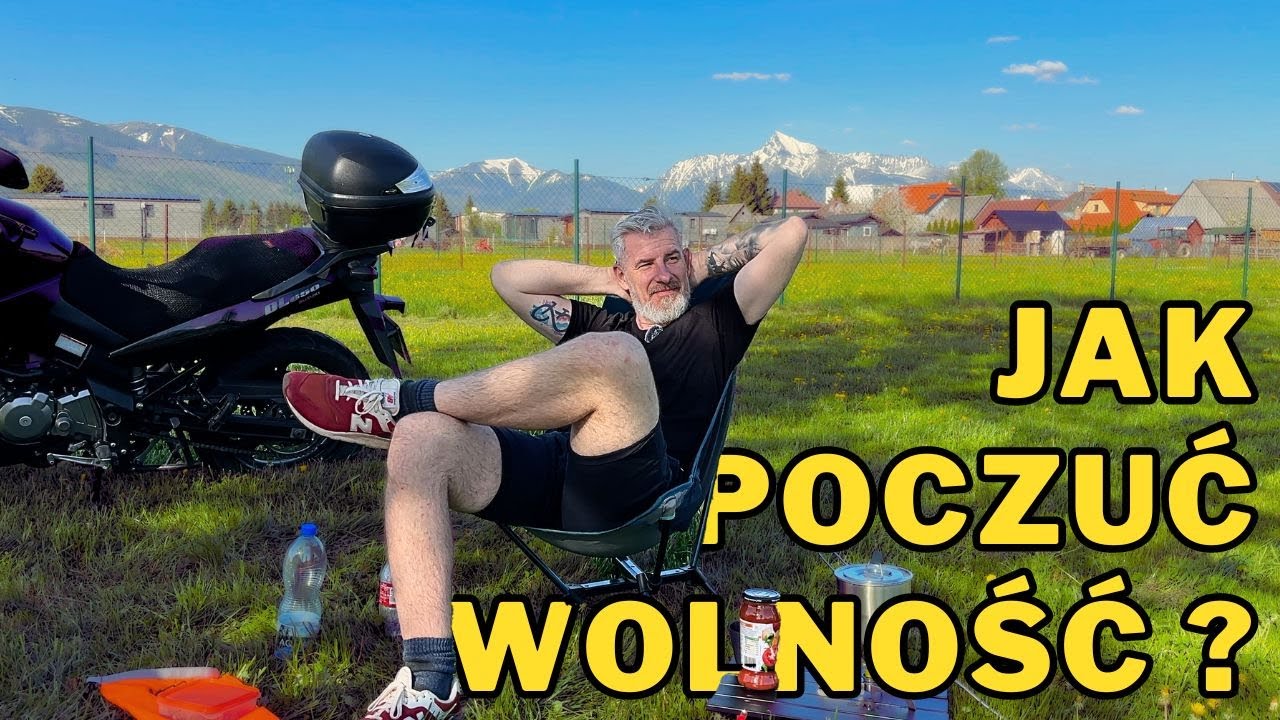 ŚWIEŻY MOTOCYKLISTA W TRASIE | TATRY po mojemu | Suzuki dl650