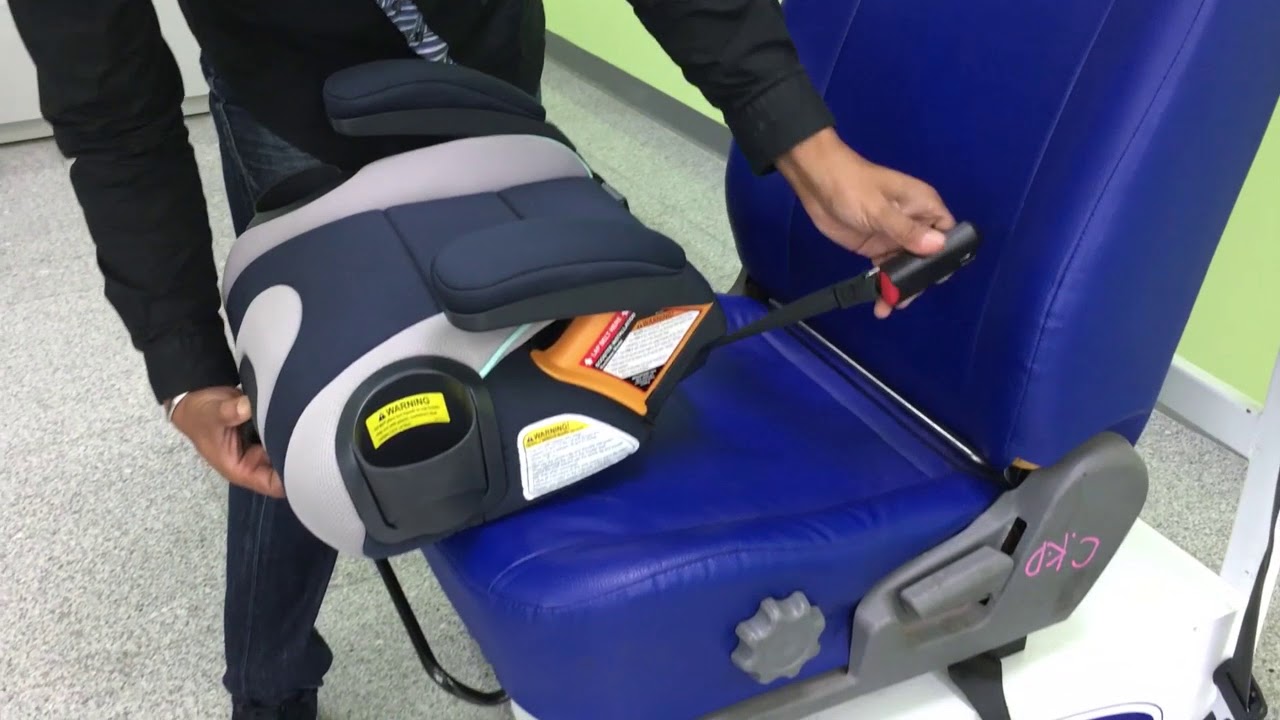 วิธีการติดตั้งคาร์ซีทแบบ Booster Seat Chicco Kidfit Car Seat