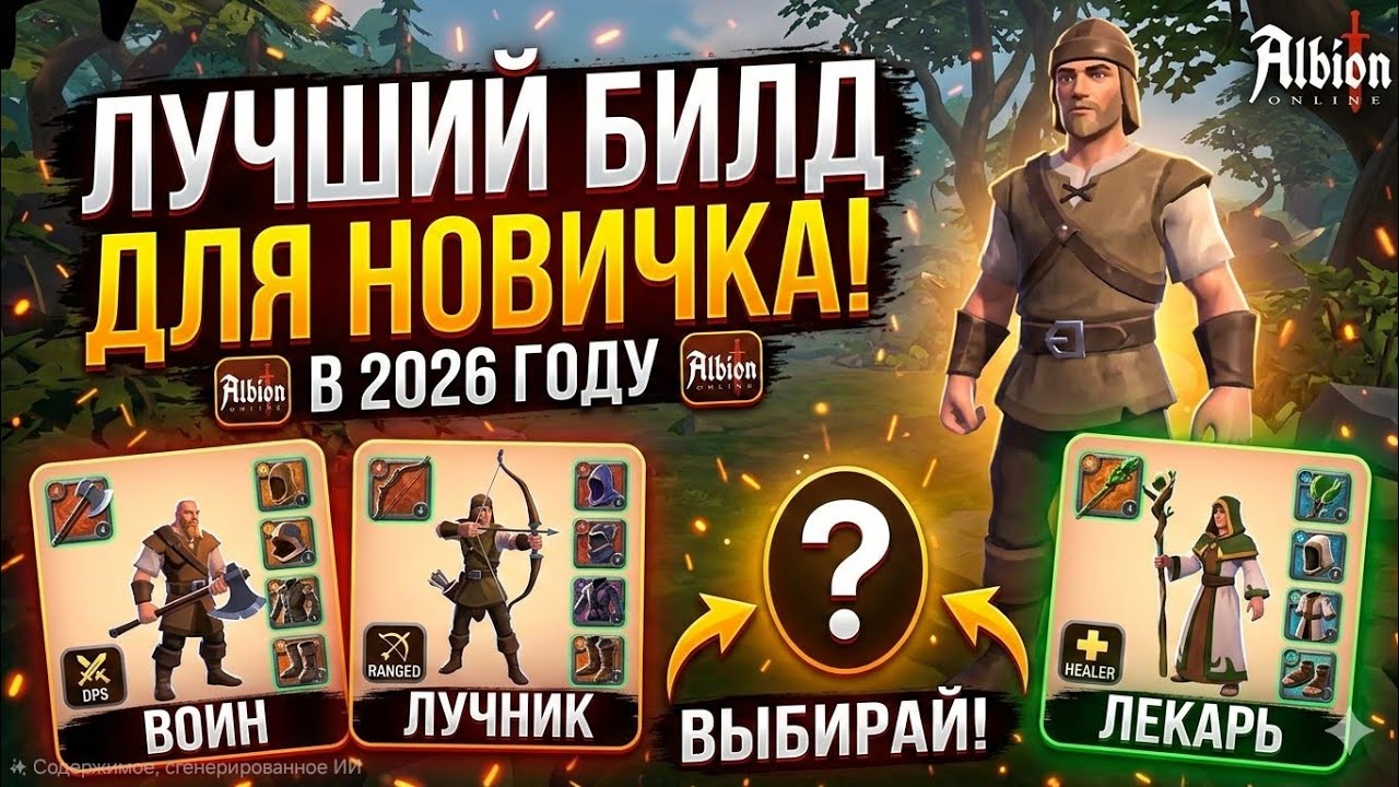 ALBION ONLINE 2026: ЛУЧШИЙ БИЛД ДЛЯ НОВИЧКА, МЕТА 2026, ЧТО КАЧАТЬ В АЛЬБИОН? ГАЙД АЛЬБИОН ОНЛАИН