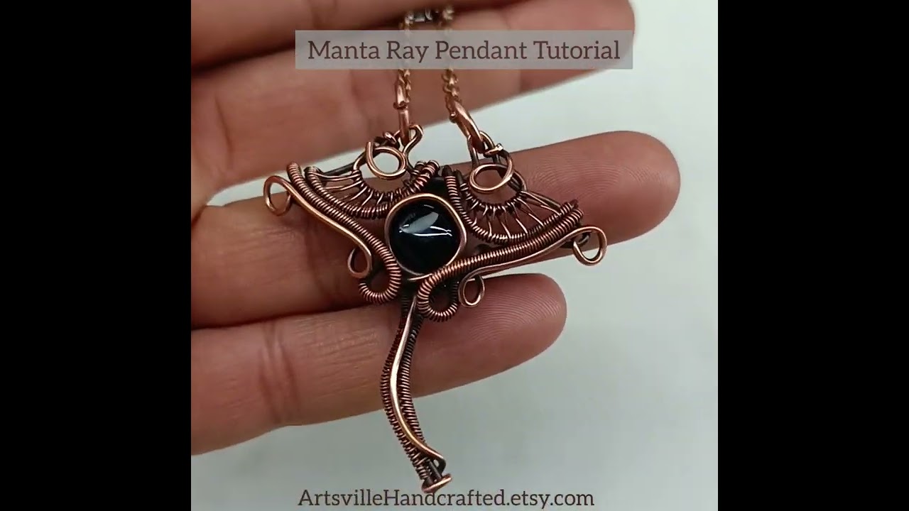 Wire Wrap Mantaray tutorial. Make sure to try it out. 