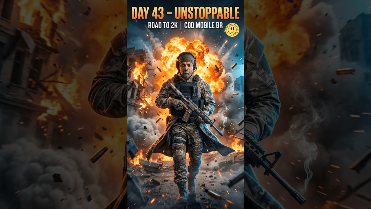 🔴LIVE: Day 43 Night : UNSTOPPABLE! 🔥 Day 43: Legendary Rank Domination | Road to 2K #CODM #CODMobile
