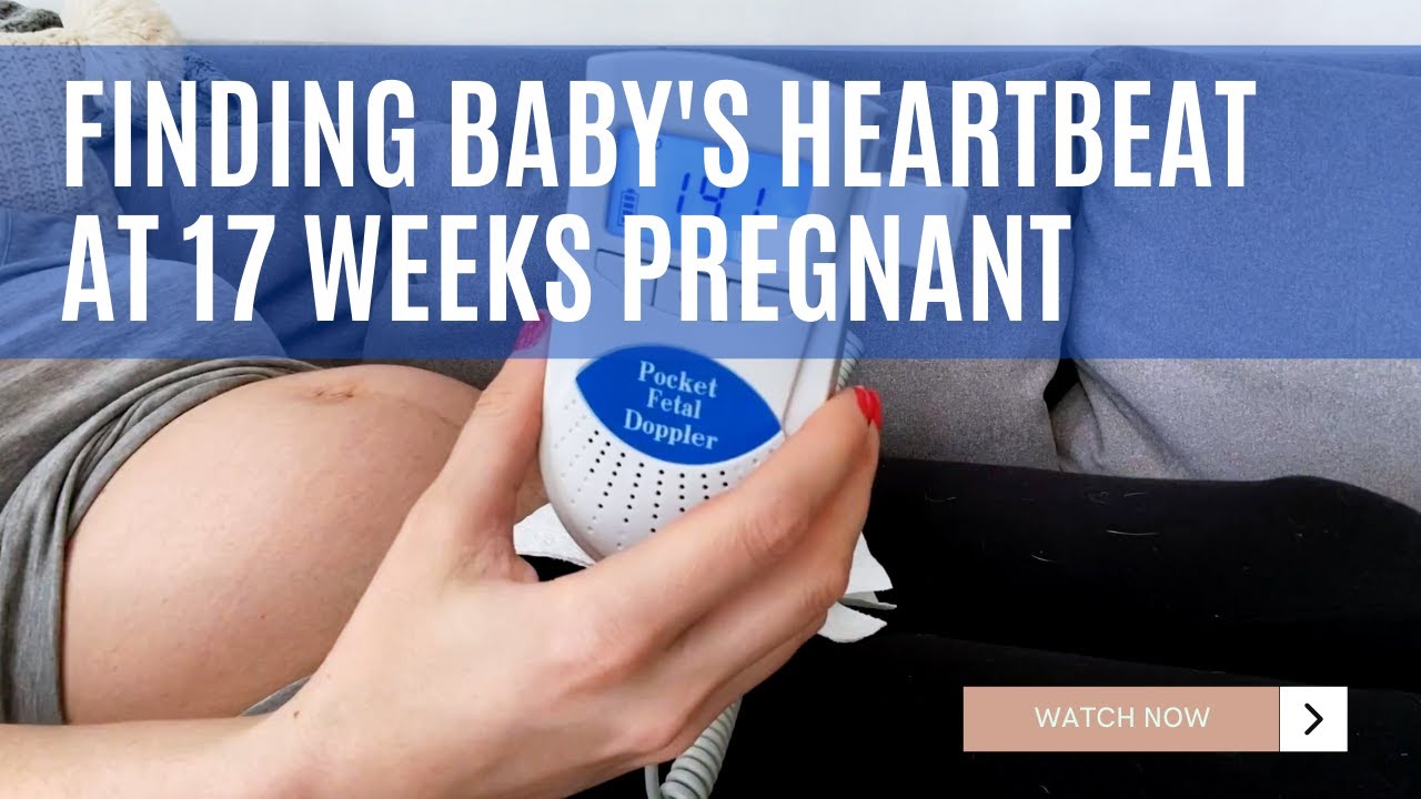 Finding Baby's Heartbeat at 17 Weeks Pregnant (At-Home Doppler) | Erin Blaskie - babyvlog