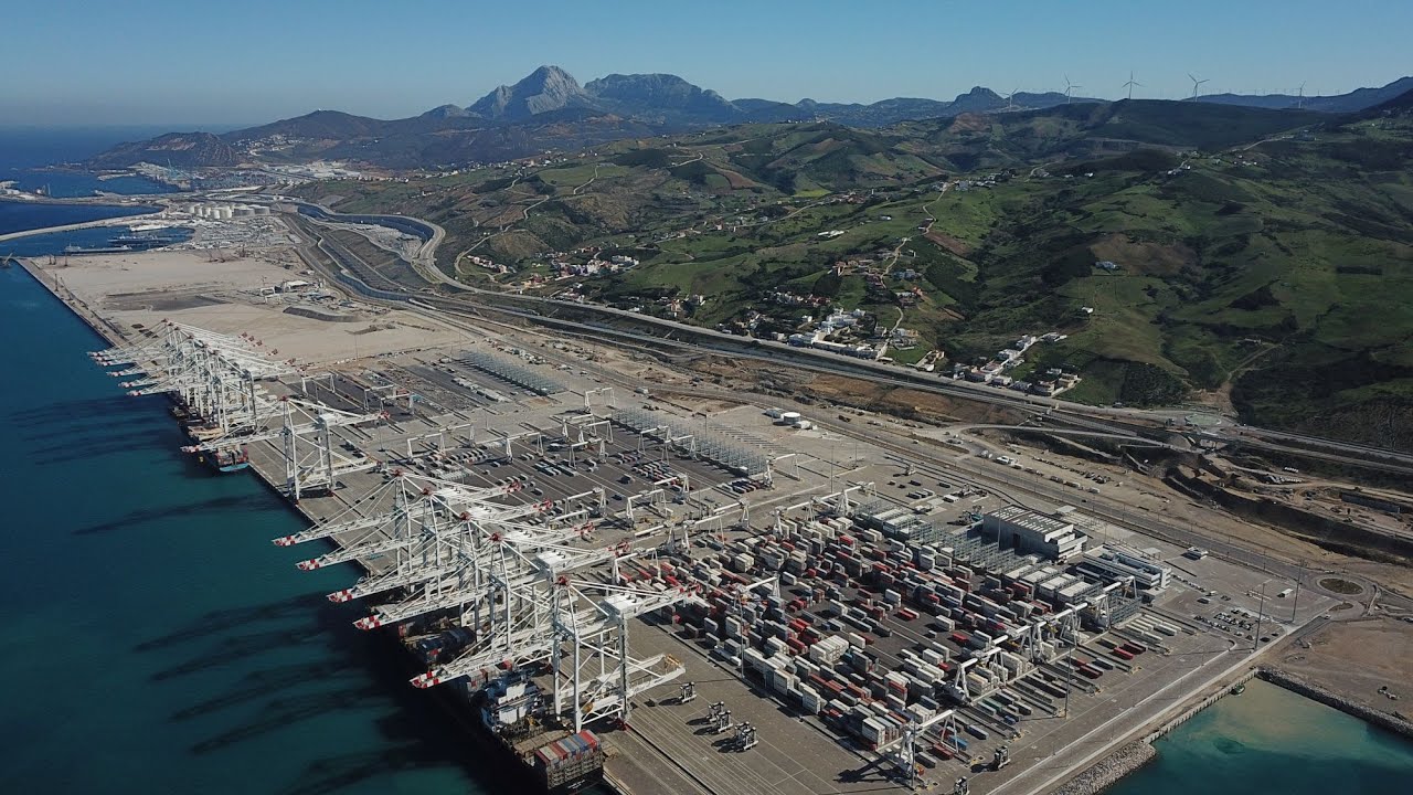 The construction of APM Terminals MedPort Tangier