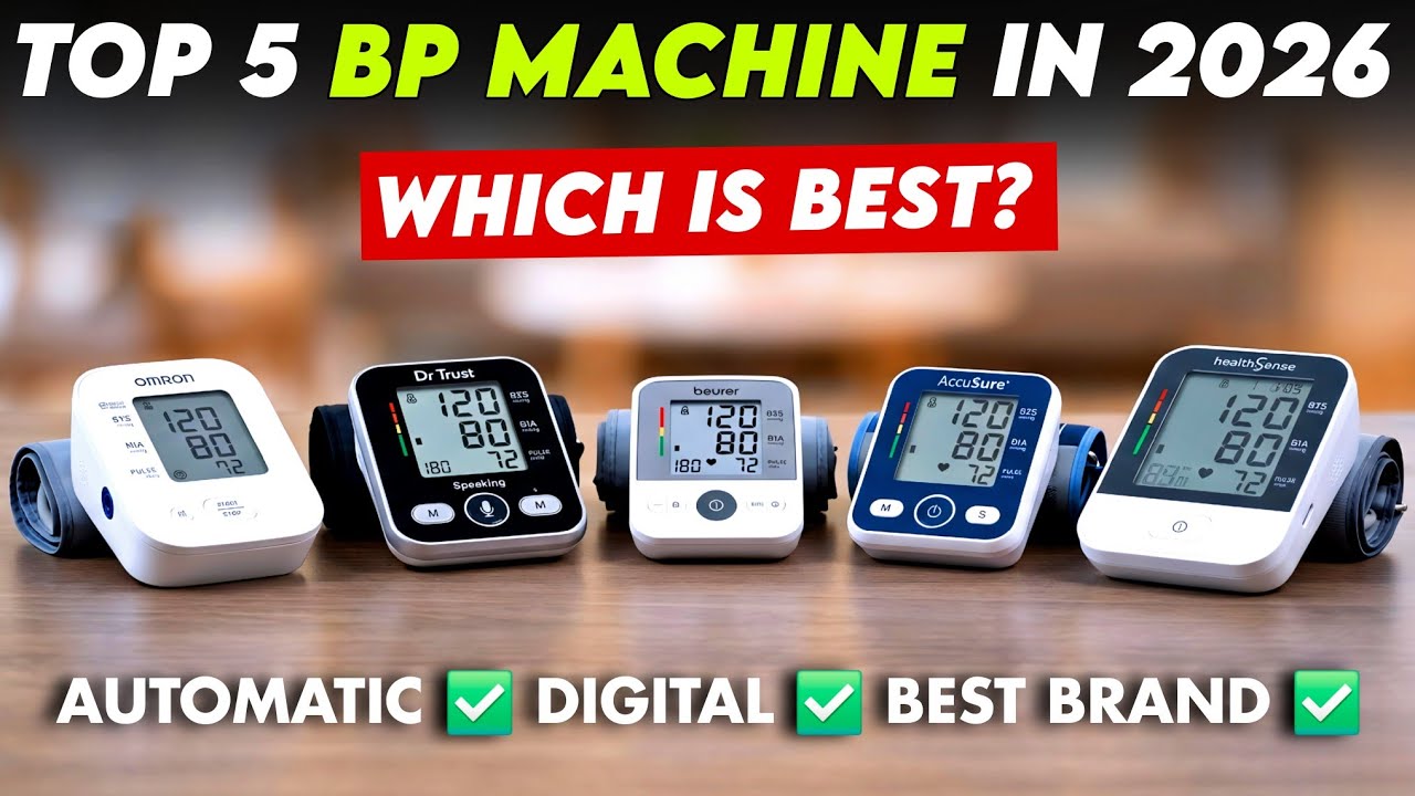 Top 5 Best Automatic Blood Pressure Monitors in India 2026 | Best Digital BP Machine Under 1000