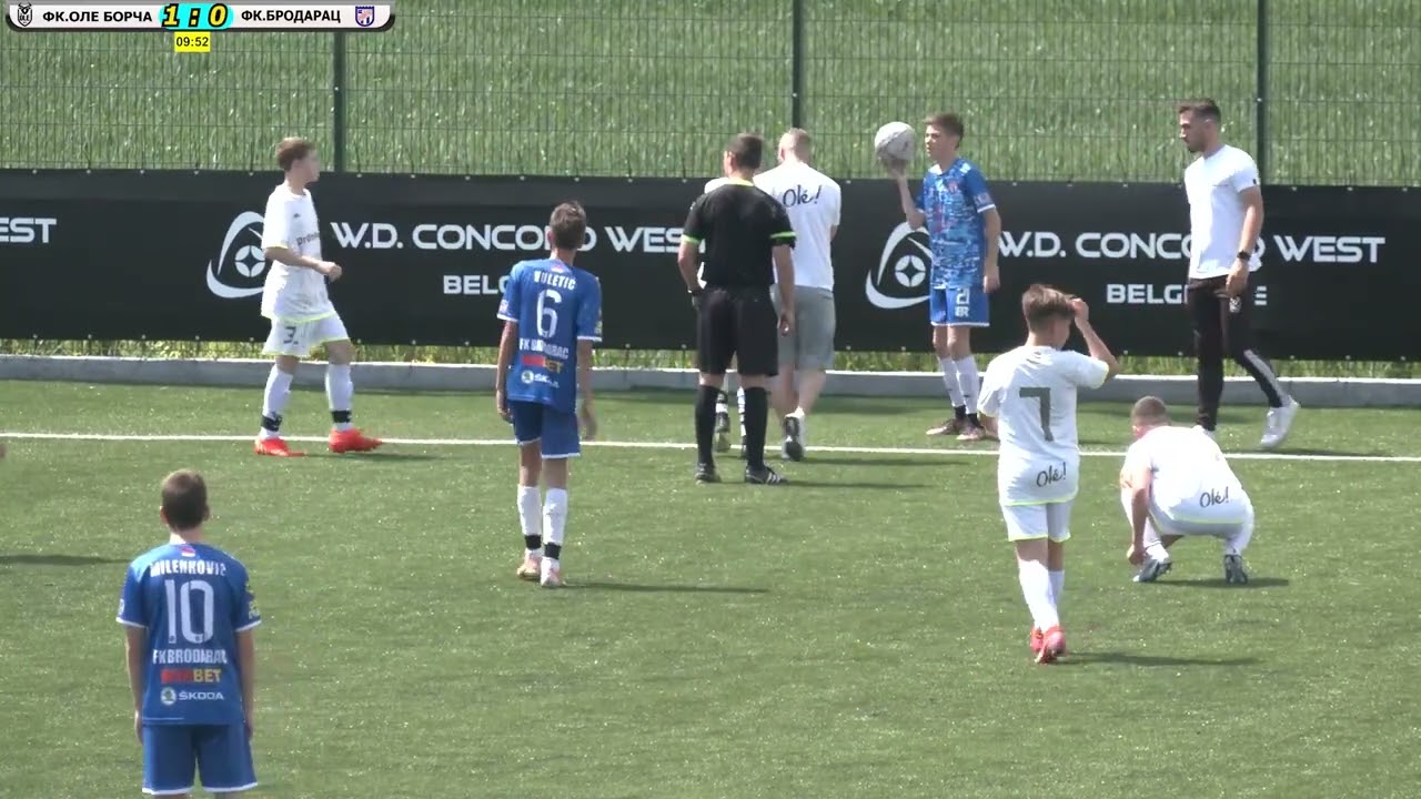 fk ole 1-3 fk brodarac (mladji pioniri)