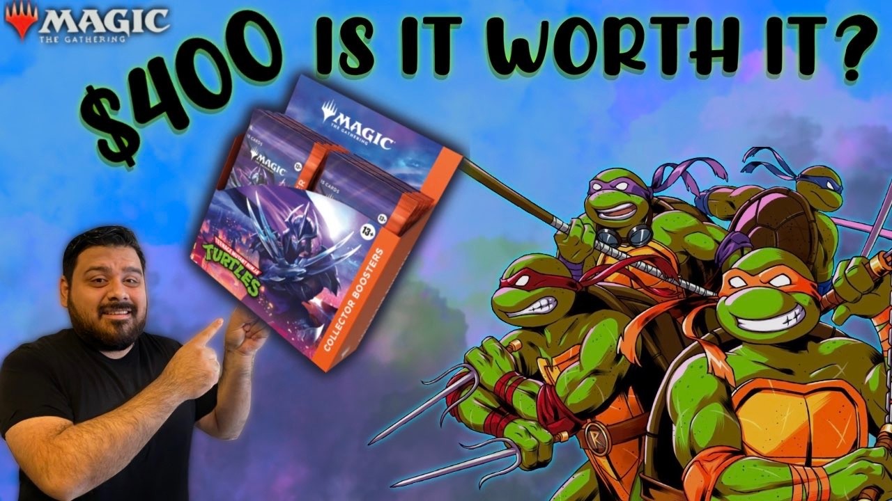 What is in a TMNT x MTG Collector Booster Box? | Magic the Gathering | #mtg #tmnt #tcg