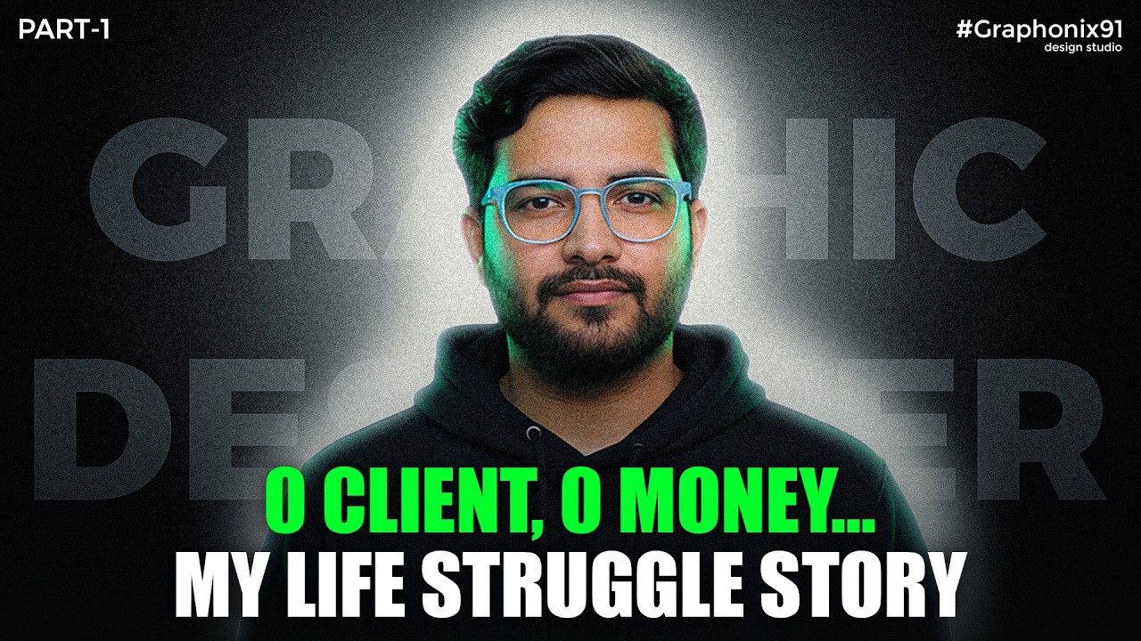 Designer Ban’na Easy Nahi 😳 My Real Struggle Story (No Fake Motivation) | Graphic Designer