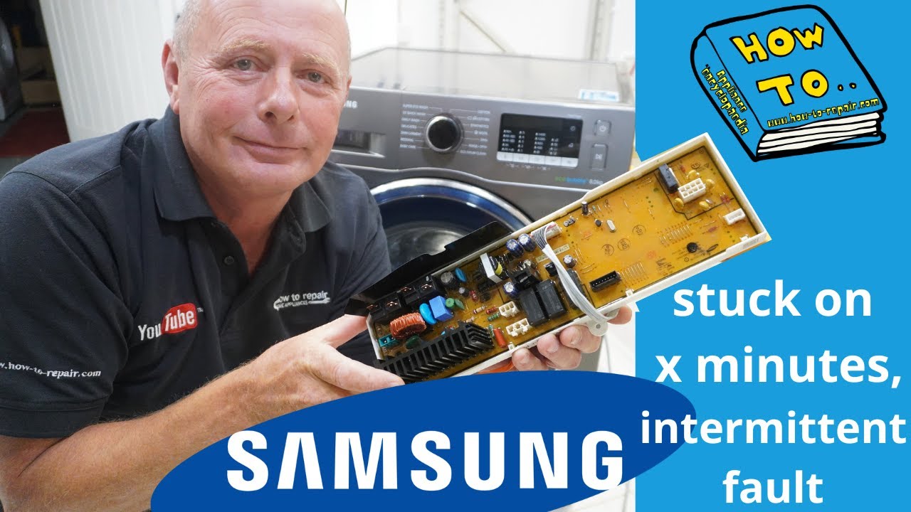 Стиральная машина Samsung зависла на программе? Устранение неполадок и печатной платы.
