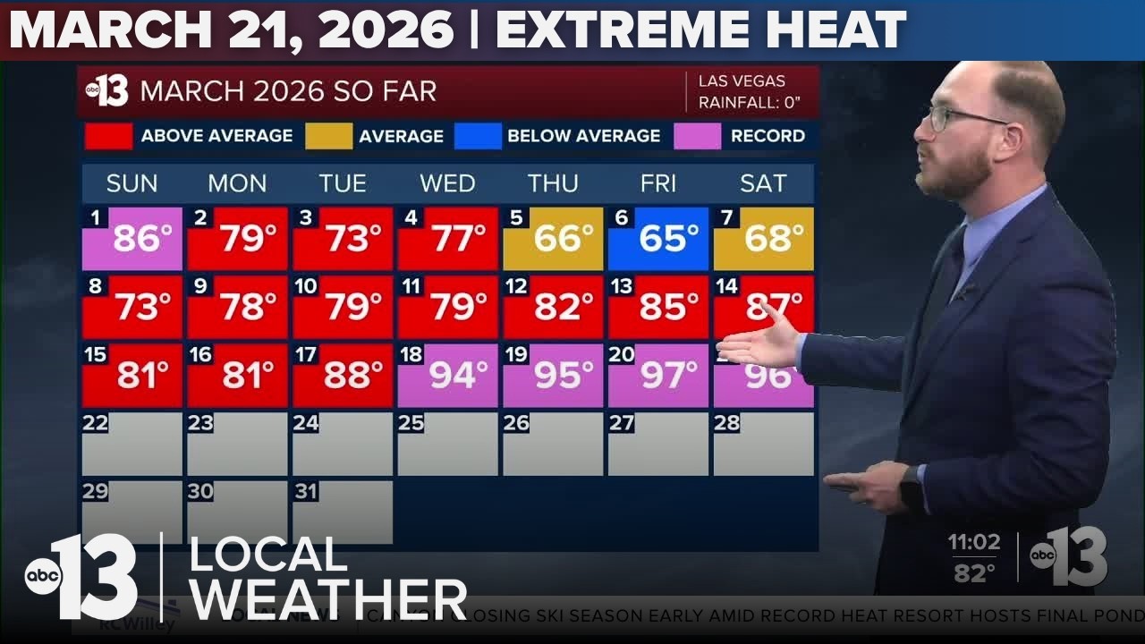 В Лас-Вегасе побит очередной температурный рекорд.