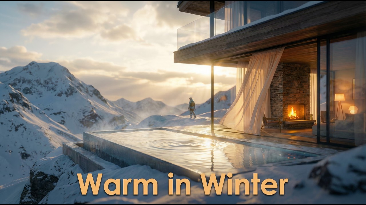 This Above the Clouds View in the Alps Feels Unreal ☁️🏔️ | Snowy Sunset Deep House Mix