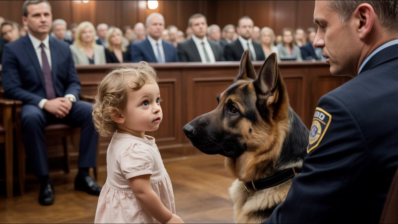 Courtroom Drama Unfolds When a 3 Year Old Girl Turns Toward the Police Dog
