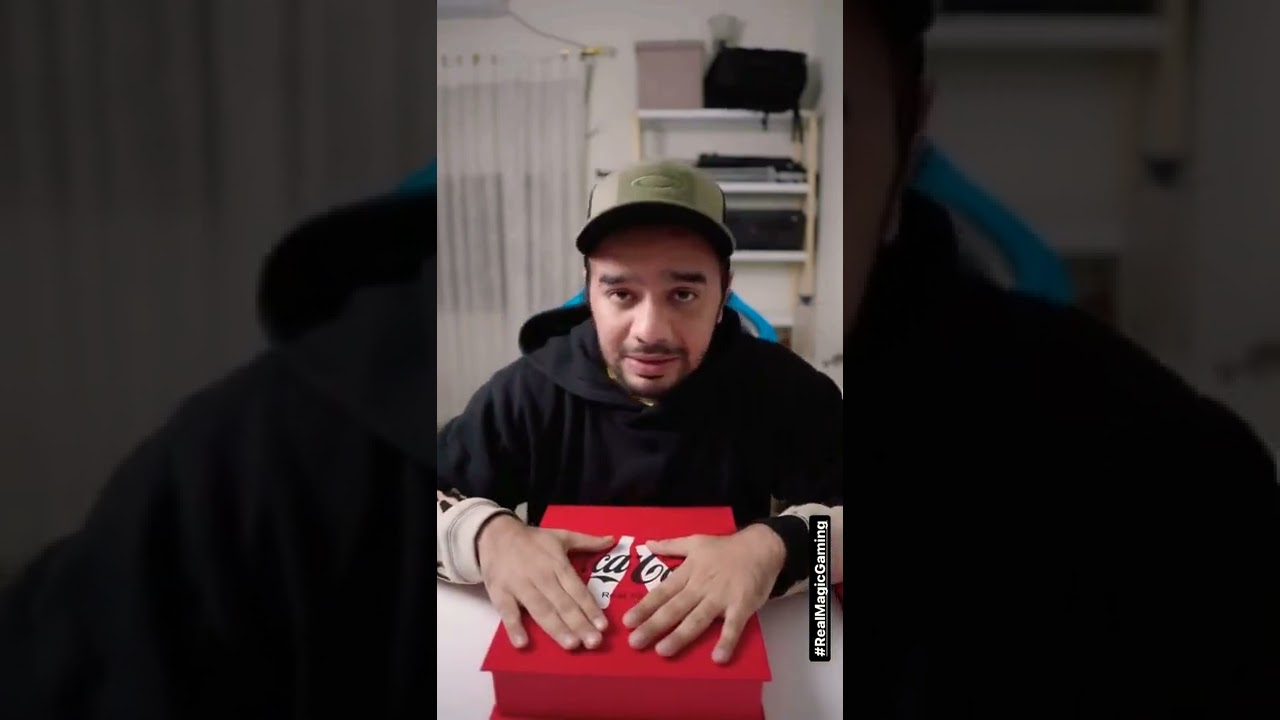 Irfan junejo Unboxing Coca-Cola Gift Real Magic Gaming #shorts #cocacola #irfanjunejo