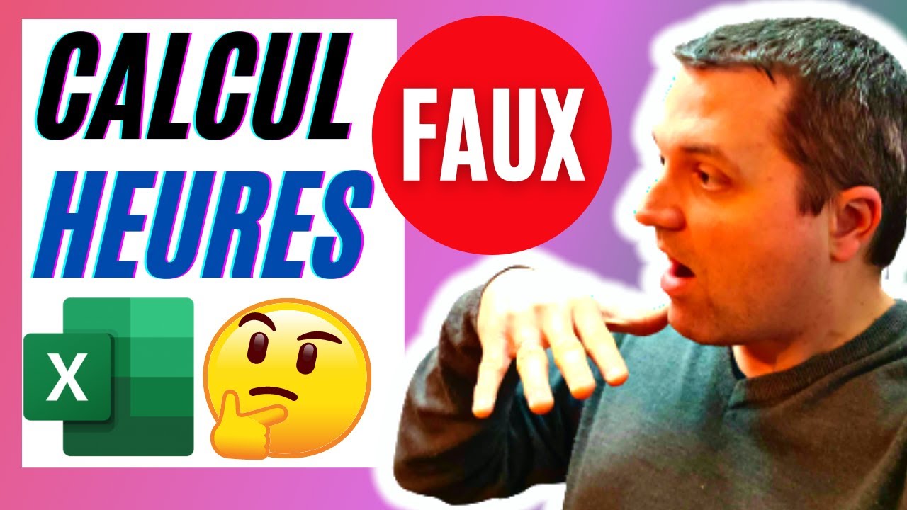 Calcul des HEURES sur excel: l'astuce &agrave; connaitre ABSOLUMENT 💡