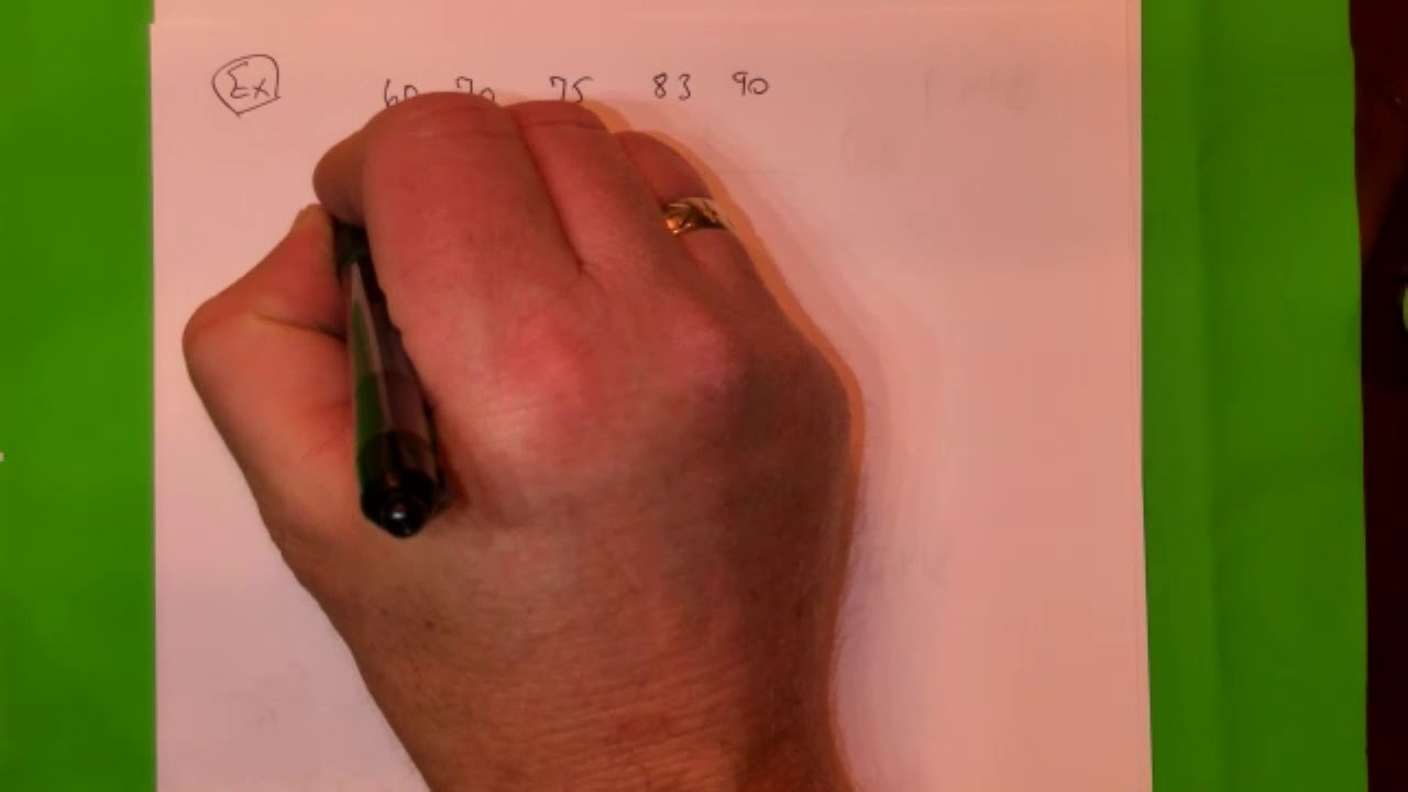 Lecture on 5 Number Summary and Back to Back Stem & Leaf Plot