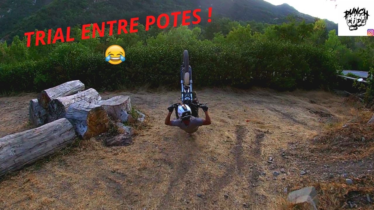 TRIAL MOTO - Freeride et terrain artificiel