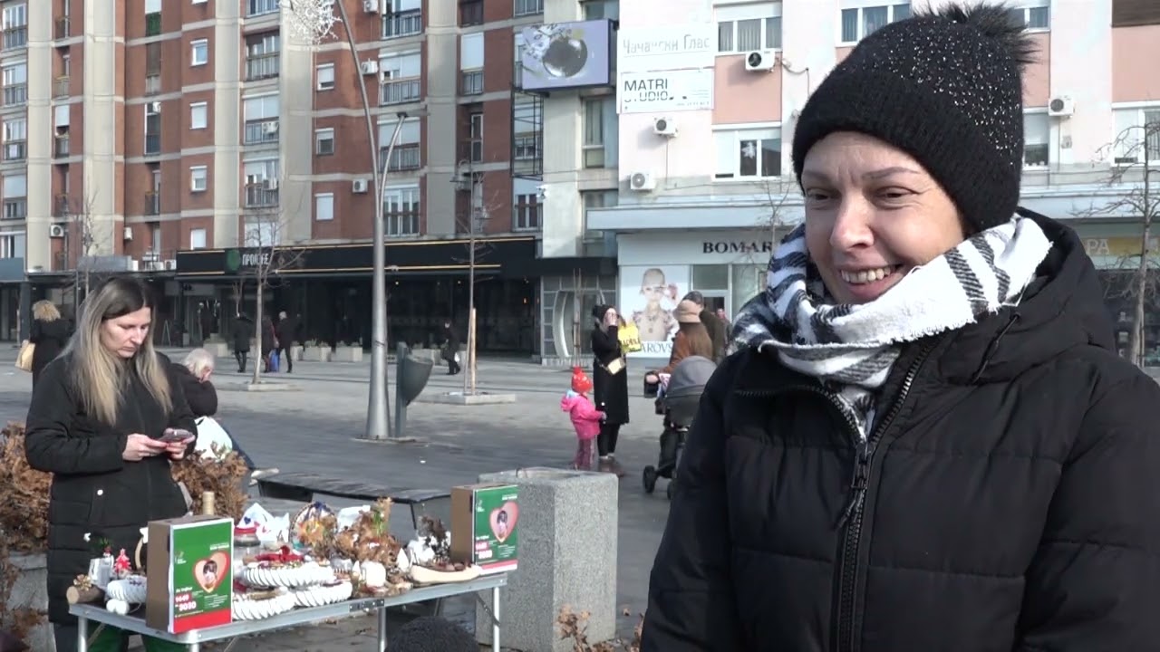 ČAČAK 06.01.2025. U Čačku bogata ponuda na Božićnom bazaru