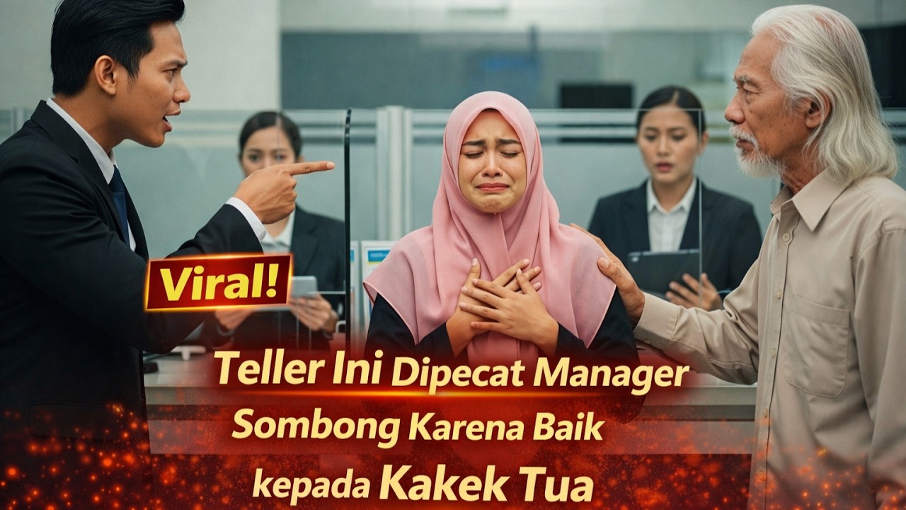 Teller Bank Dipecat Karena Memberi Minum Kakek Lusuh, Keesokan Harinya Bank Terdiam