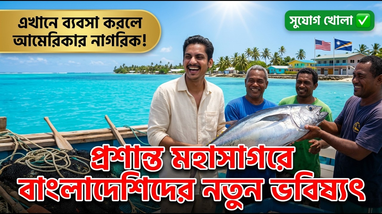 বাংলাদেশি Passport এ America যেতে পারছেন না? এই Secret Route দেখুন!  Marshall Islands Visa