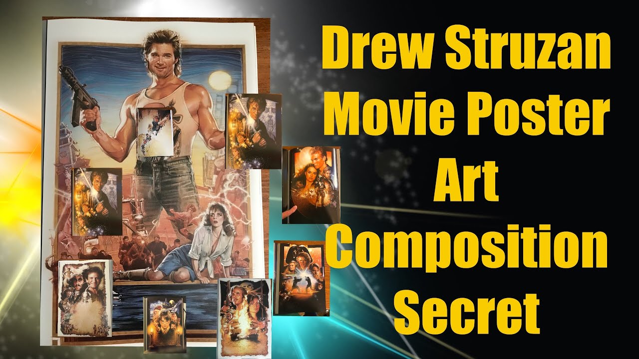 Drew Struzan Movie Poster Art Composition Secret