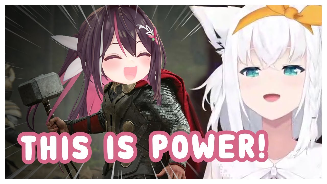 Fubuki Grants AZki the Power of Mjolnir