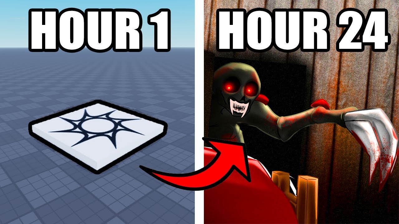 Я сделал самую страшную игру Roblox за 24 часа...