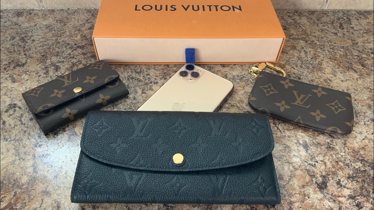 Louis Vuitton Emilie Wallet Black Empreinte What Fits