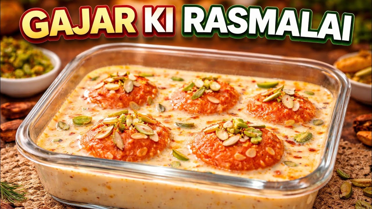 Welcome 2026 with Gajar Rasmalai | Viral Dessert Gajar ka Rasmalai | new year special sweet | 