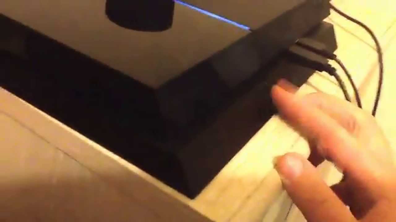 Faulty PS4- disc drive.